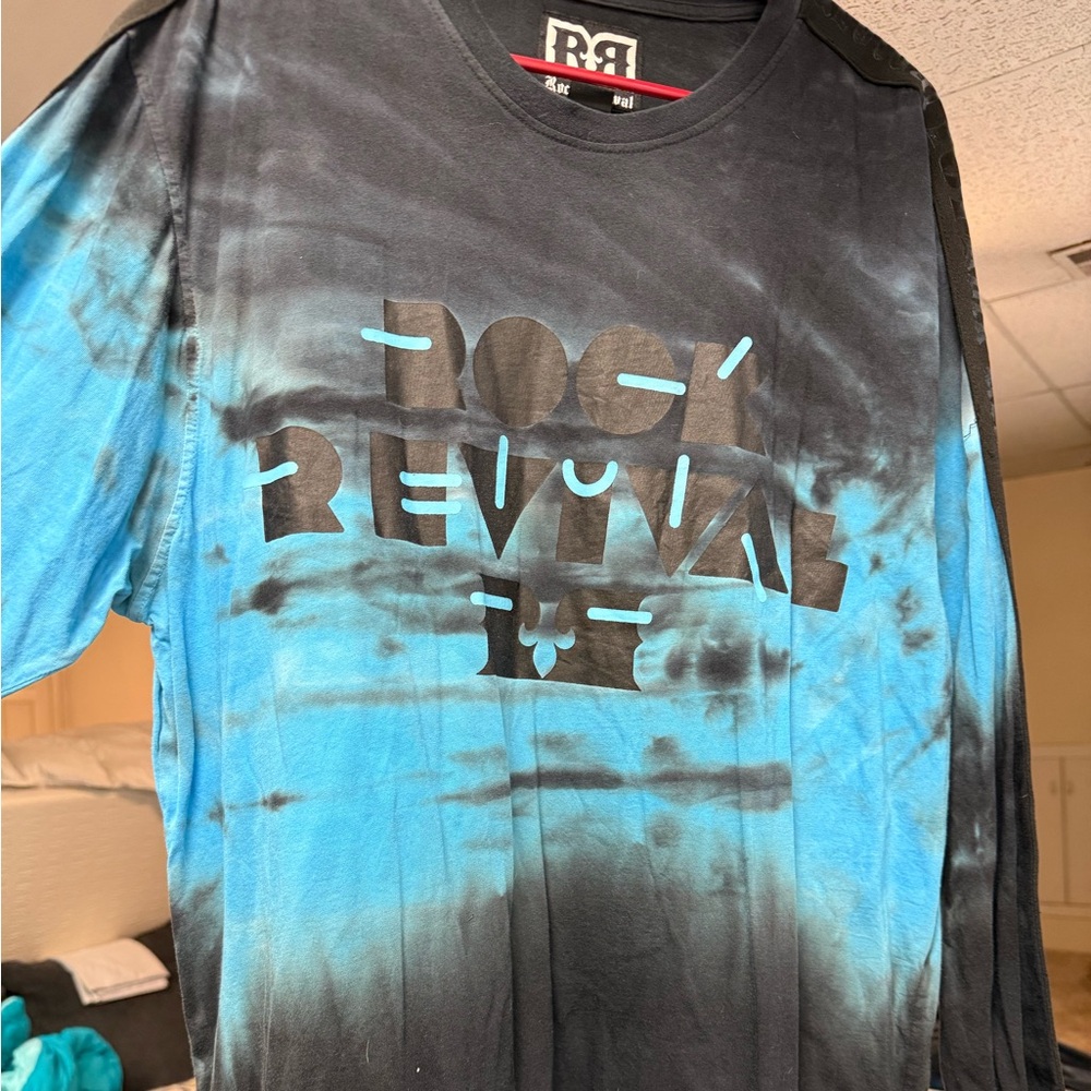 Rock Revival Men's Tie-Dye Long Sleeve Shirt